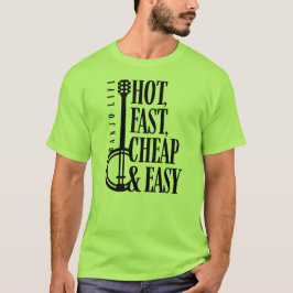 Camiseta Vida banjo, caliente, rápida, barata y fácil