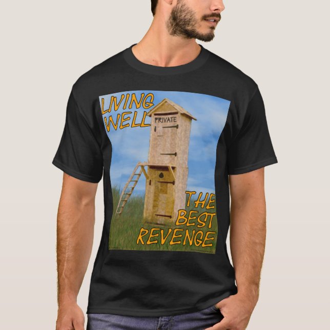 Camiseta Vida bien la mejor venganza (Anverso)