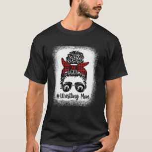 Camiseta Vida blanqueada Lucha a la Madre Leopard Messy bun