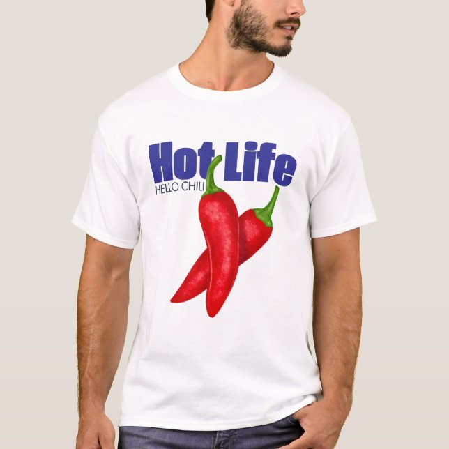 Camiseta Vida caliente (Anverso)