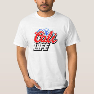 Camiseta Vida California de Cali crecida