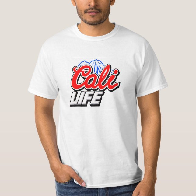 Camiseta Vida California de Cali crecida (Anverso)