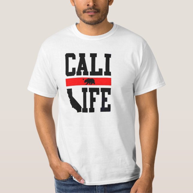 Camiseta vida California del cali de la república de (Anverso)