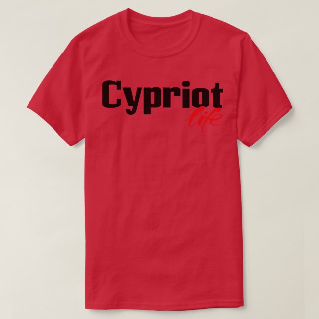 Camiseta Vida chipriota (Diseño del anverso)
