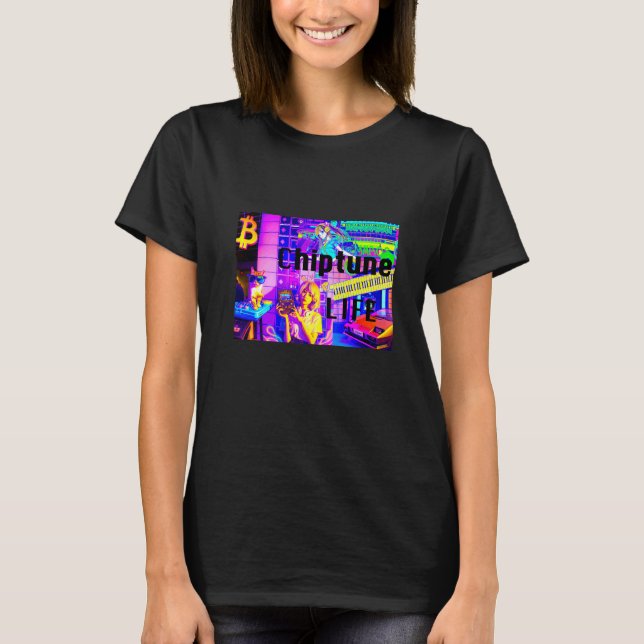 Camiseta Vida Chiptune   (Anverso)