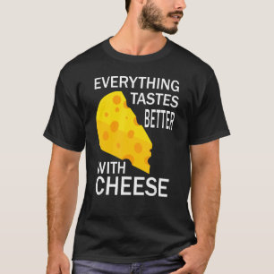 Camiseta Vida Con Comida Ecológica De Queso Comer Queso
