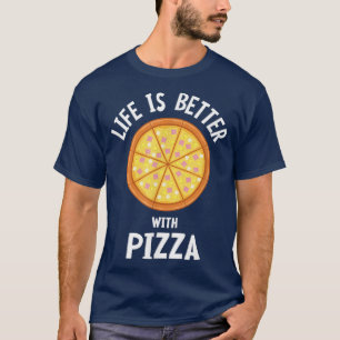 Camiseta Vida Con Pizza Cocina Italiana Cheese Pizza Maker