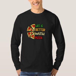 Camiseta Vida Con Pizza Cocina Italiana Chef Pizza Maker