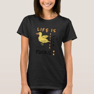 Camiseta Vida con pollos Naturaleza animal de los bosques N