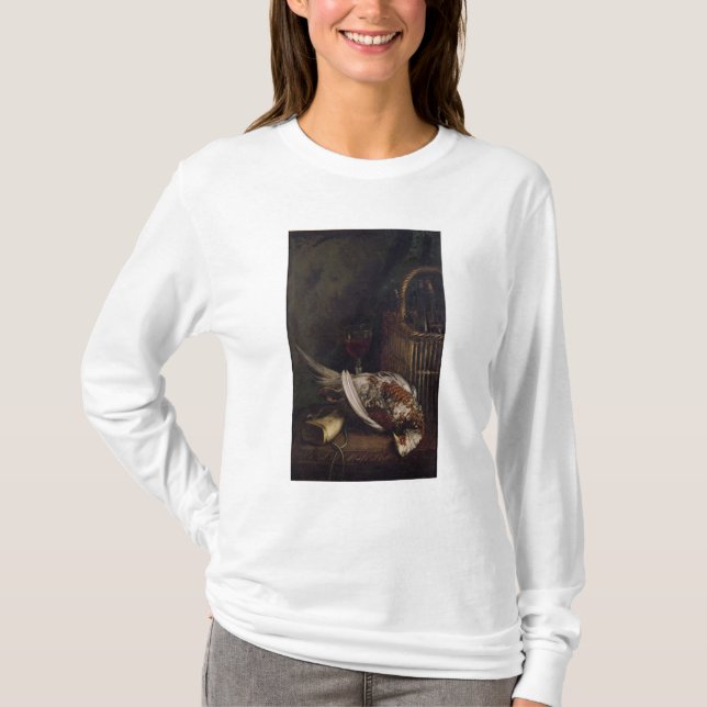 Camiseta Vida con un faisán, c.1861 de Claude Monet el | (Anverso)