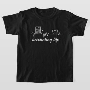 Camiseta Vida Contable: latido de un verdadero responsable