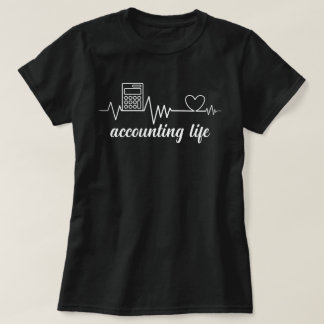 Camiseta Vida Contable: latido de un verdadero responsable