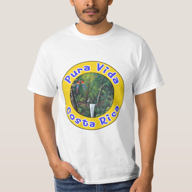Camiseta Vida, Costa Rica (Anverso)