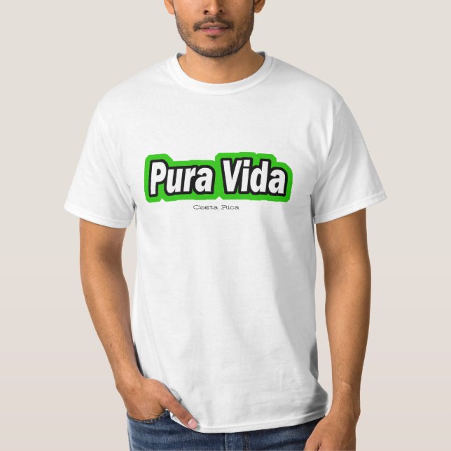 Camiseta Vida, Costa Rica - modificado para requisitos (Anverso)