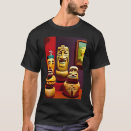 Camiseta Vida cubierta de Tiki, Ken Gage Art