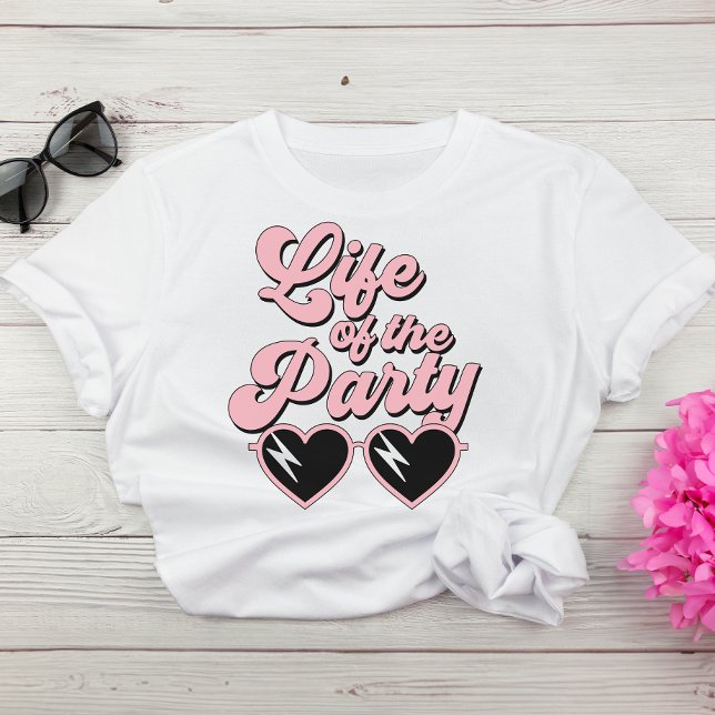 Camiseta Vida Cuta De Guión Retro De La Bachelorette Fiesta (Celebrate the bride-to-be in fun and style at her bachelorette party)