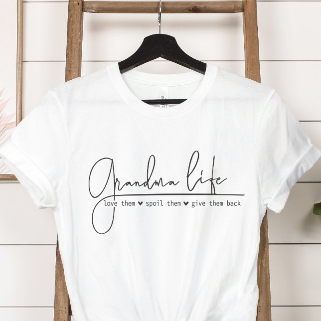 Camiseta Vida de abuela (Grandma Life Tshirt)