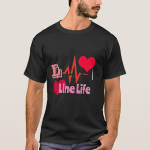 Camiseta Vida de amor dura: diseño Inspirador Imprimir cami
