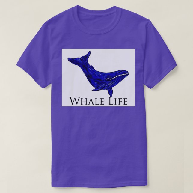Camiseta Vida de ballena (Diseño del anverso)