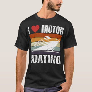 Camiseta Vida de barquero divertido Capitán de lancha rápid