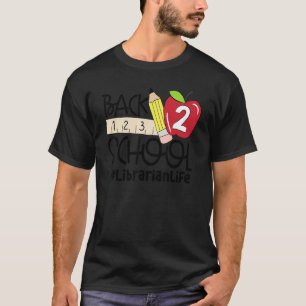 Camiseta Vida de bibliotecario de vuelta al colegio