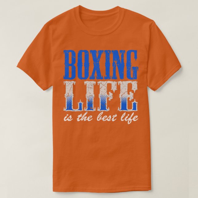 Camiseta Vida de boxeo (Diseño del anverso)