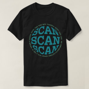Camiseta Vida de cajero escaneando