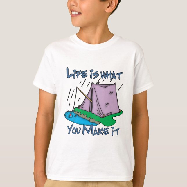 Camiseta Vida de campamento (Anverso)