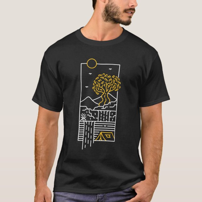 Camiseta Vida de campamento 1 (Anverso)