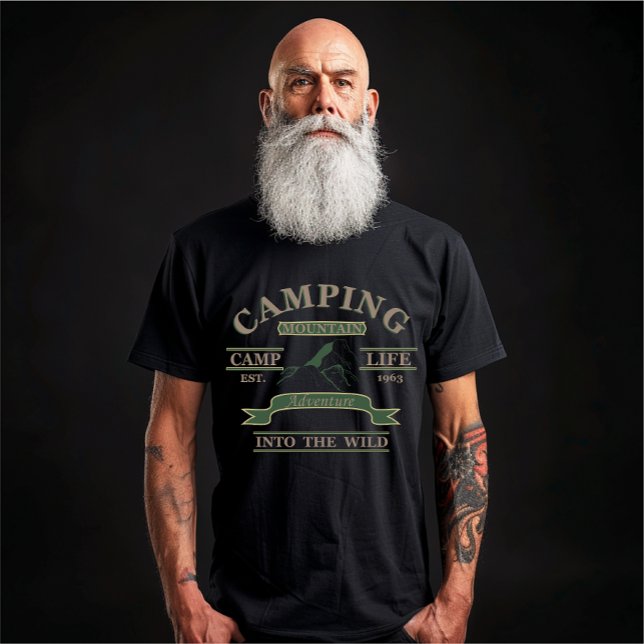 Camiseta Vida de camping al aire libre (Subido por el creador)