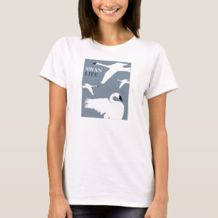 Camiseta Vida de cisne, Cisne elegante