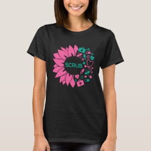 Camiseta Vida de crub Día de Enfermería de girasol SEMANA d