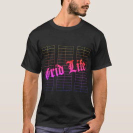 Camiseta Vida de cuadrícula