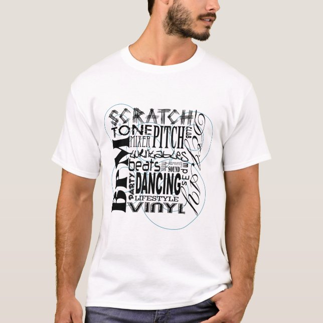 CAMISETA VIDA DE DJ (Anverso)