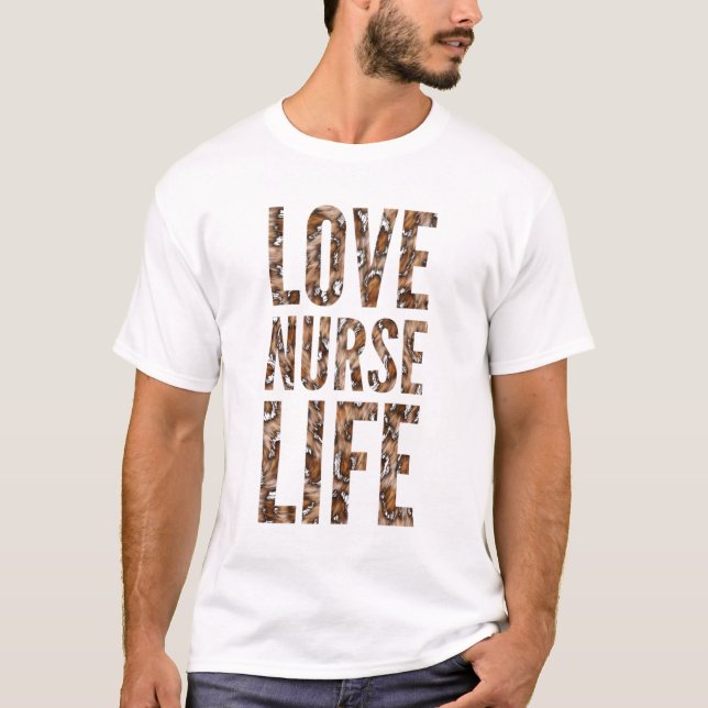Camiseta Vida de enfermera de amor (Anverso)