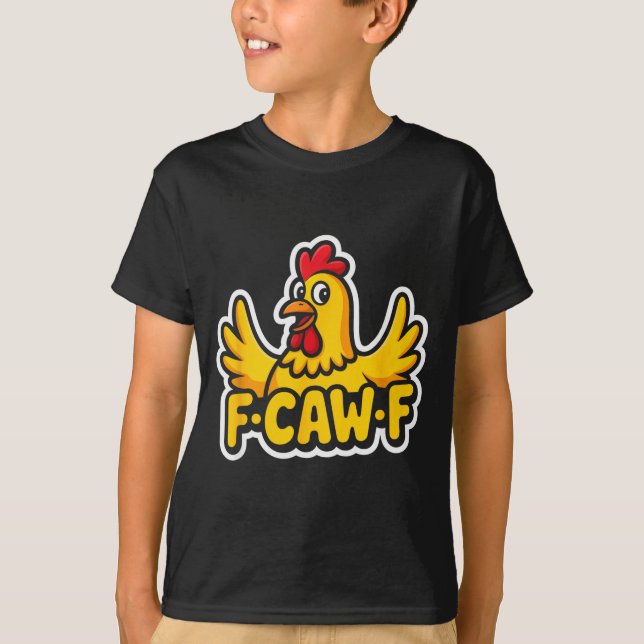 Camiseta Vida de Fife Divertida Pollo Sarcástico Fcawf (Anverso)