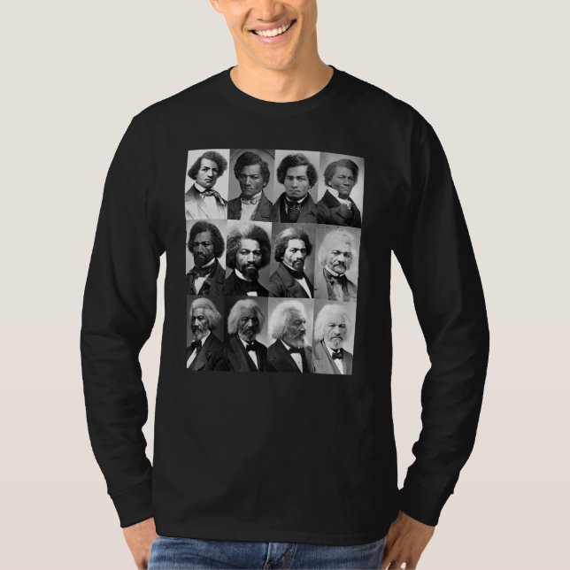 Camiseta Vida de Frederick Douglass Mes de la Historia Negr (Anverso)