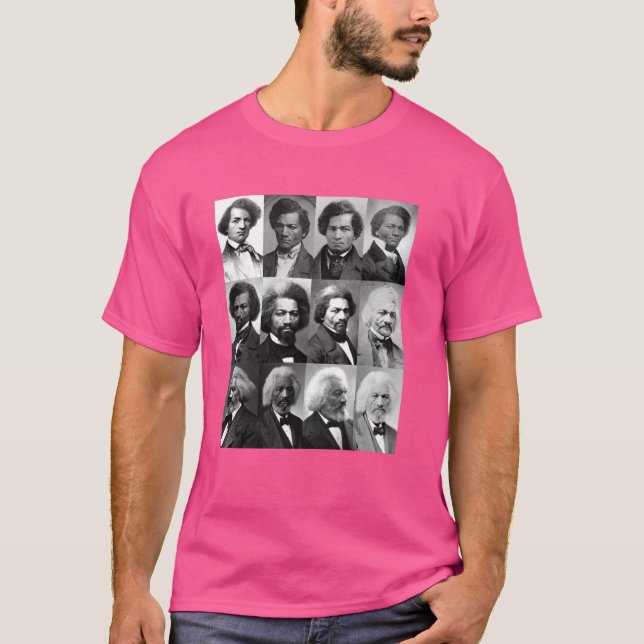 Camiseta Vida De Frederick Douglass Shirt-Retro Black Histo (Anverso)