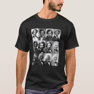 Camiseta Vida De Frederick Douglass Shirt-Retro Black Histo