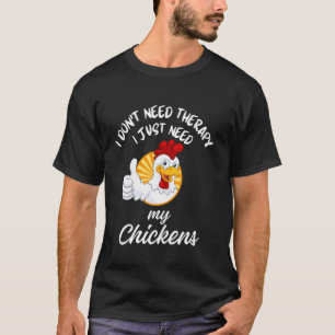Camiseta Vida de granja en el campo, solo necesito mis gall