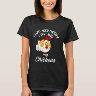 Camiseta Vida de granja en el campo, solo necesito mis gall