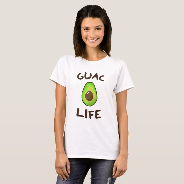 Camiseta VIDA de GUAC (Guacamole) (Anverso completo)