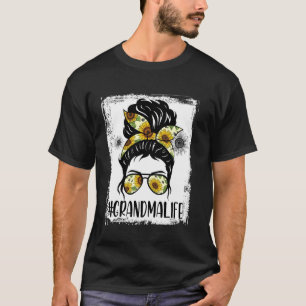 Camiseta Vida De La Abuela Gafas De Sol De Giro Para Las Mu