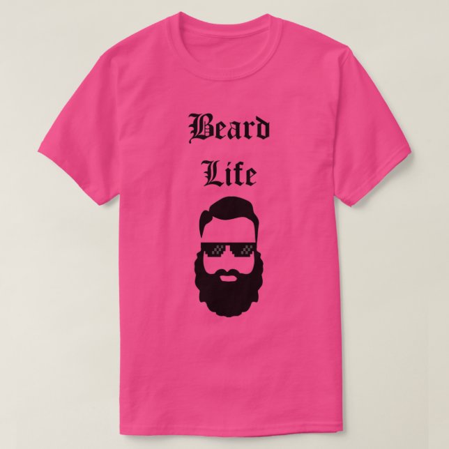 Camiseta Vida de la barba 9 (Diseño del anverso)