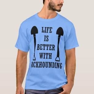 Camiseta Vida de la ciencia de la Tierra con Rocas Ironizan