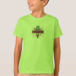 Camiseta Vida de la enfermera: Inyección de Cuidado Diario