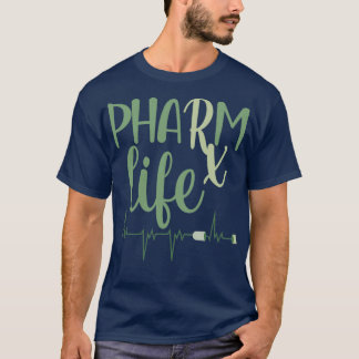Camiseta Vida de la farmacia Vida útil Rx