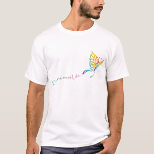 Camiseta Vida de la reunión de los sueños - texto del color