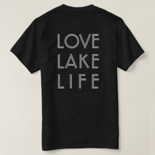 Camiseta Vida de lago de AMOR nombre de lago oscuro