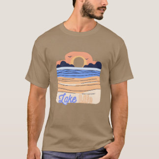 Camiseta Vida de lago retro